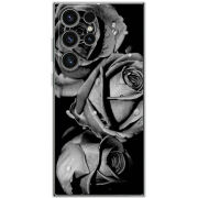 Чехол BoxFace Samsung Galaxy S24 Ultra Black and White Roses