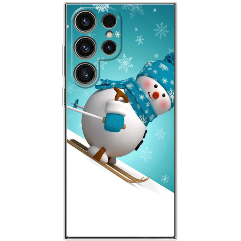 Чехол BoxFace Samsung Galaxy S24 Ultra Skier Snowman