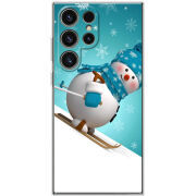 Чехол BoxFace Samsung Galaxy S24 Ultra Skier Snowman