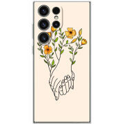 Чехол BoxFace Samsung Galaxy S24 Ultra Flower Hands