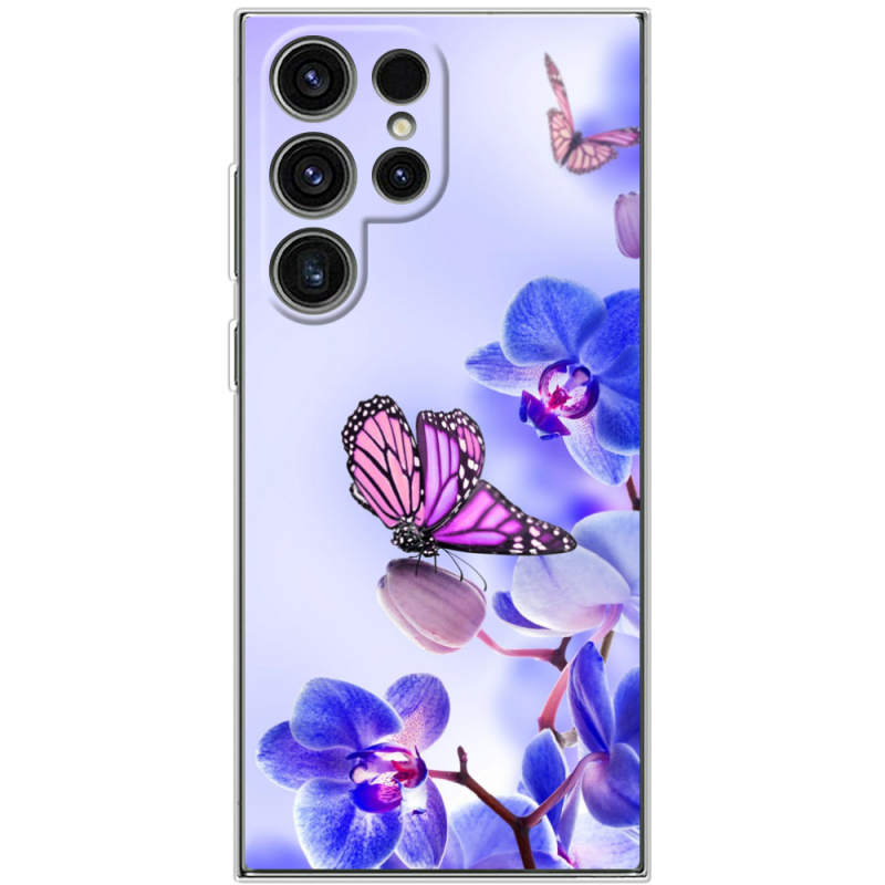 Чехол BoxFace Samsung Galaxy S24 Ultra Orchids and Butterflies