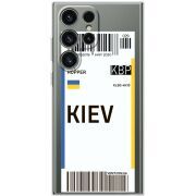 Прозрачный чехол BoxFace Samsung Galaxy S24 Ultra Ticket Kiev