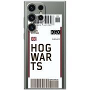 Прозрачный чехол BoxFace Samsung Galaxy S24 Ultra Ticket Hogwarts