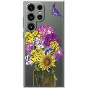 Прозрачный чехол BoxFace Samsung Galaxy S24 Ultra My Bouquet