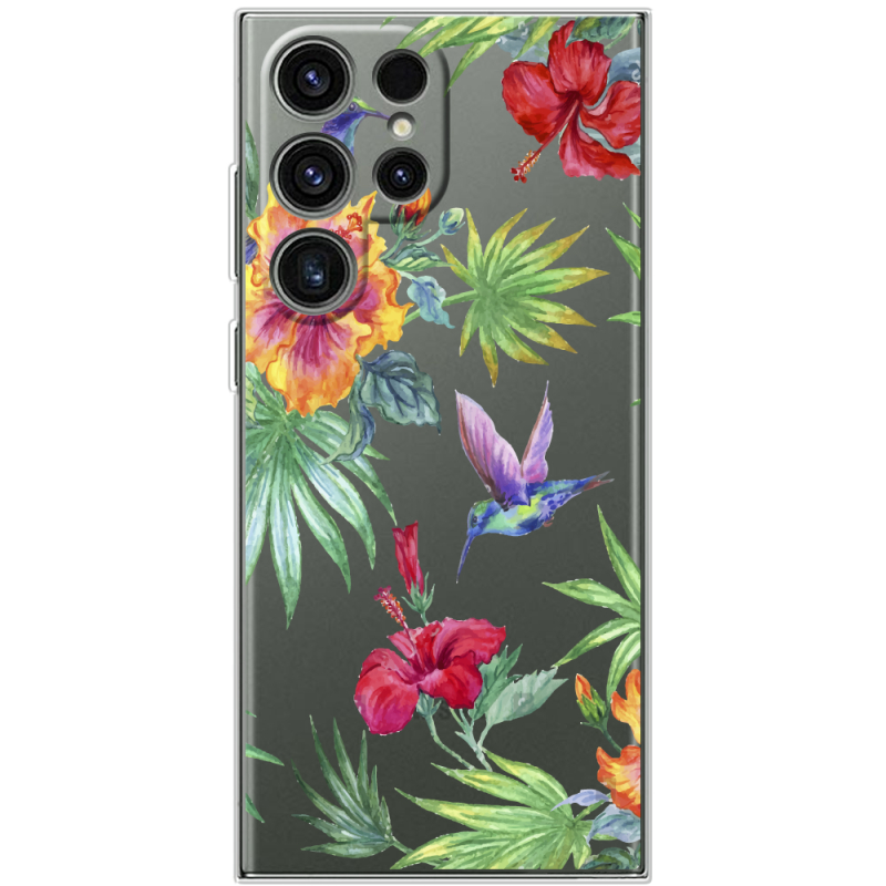 Прозрачный чехол BoxFace Samsung Galaxy S24 Ultra Tropical