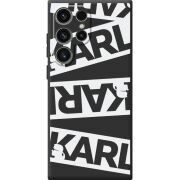 Черный чехол BoxFace Samsung Galaxy S24 Ultra White Karl