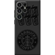Черный чехол BoxFace Samsung Galaxy S24 Ultra Black Coffee