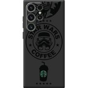 Черный чехол BoxFace Samsung Galaxy S24 Ultra Dark Coffee