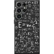 Черный чехол BoxFace Samsung Galaxy S24 Ultra E=mc2