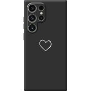 Черный чехол BoxFace Samsung Galaxy S24 Ultra My Heart