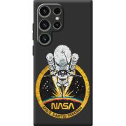 Черный чехол BoxFace Samsung Galaxy S24 Ultra NASA Spaceship