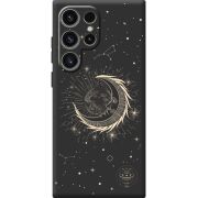 Черный чехол BoxFace Samsung Galaxy S24 Ultra Moon