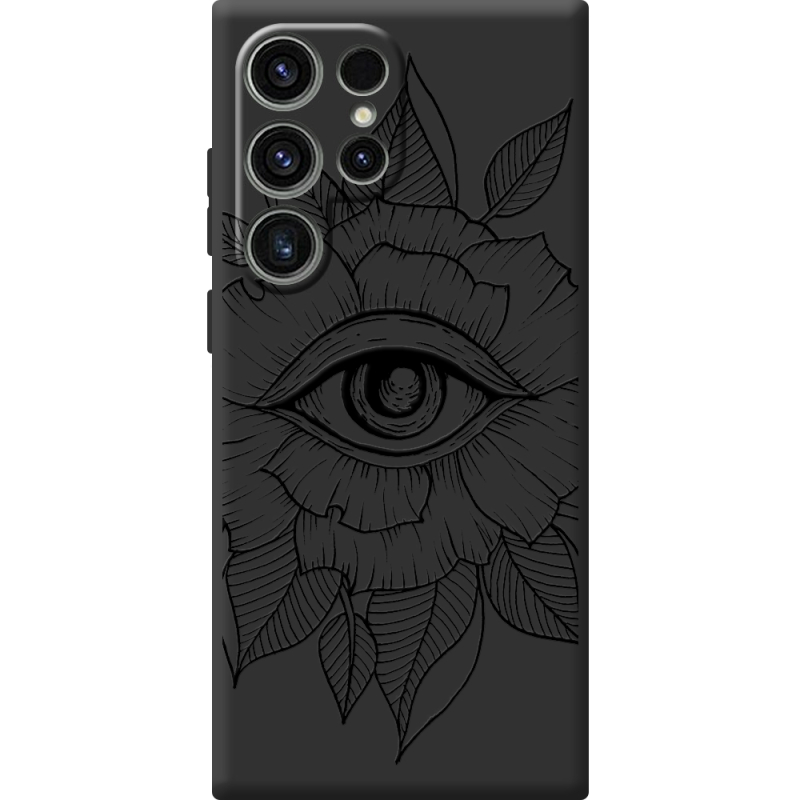 Черный чехол BoxFace Samsung Galaxy S24 Ultra Eye