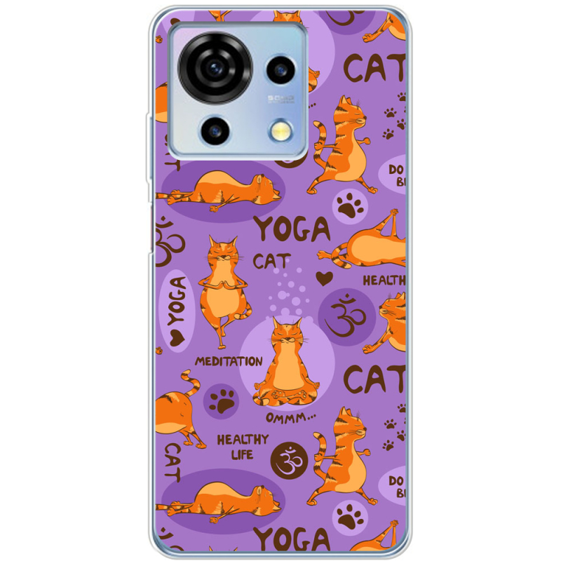 Чехол BoxFace ZTE Blade V50 Vita Yoga Cat