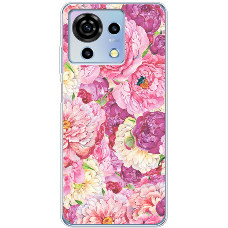 Чехол BoxFace ZTE Blade V50 Vita Pink Peonies