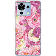 Чехол BoxFace ZTE Blade V50 Vita Pink Peonies