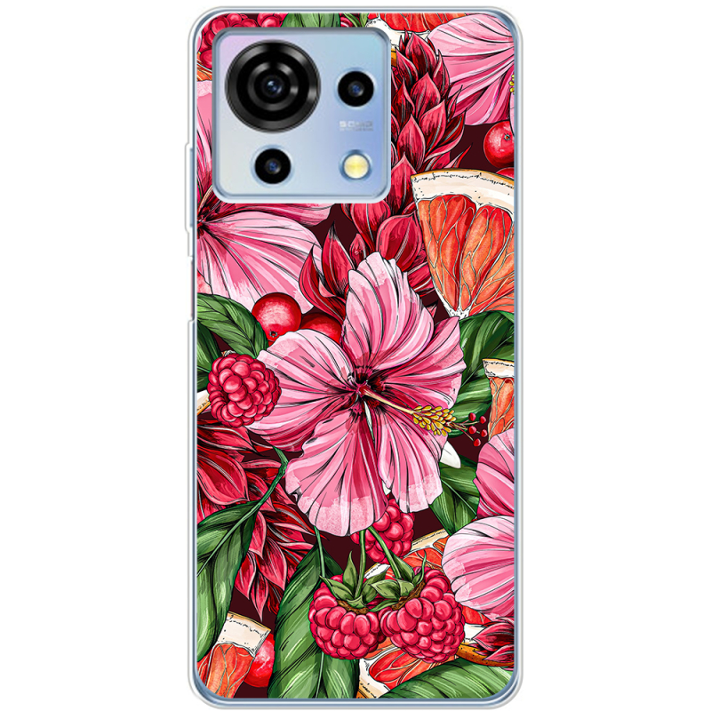 Чехол BoxFace ZTE Blade V50 Vita Tropical Flowers