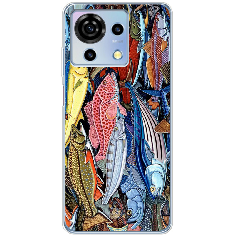 Чехол BoxFace ZTE Blade V50 Vita Sea Fish