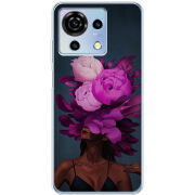 Чехол BoxFace ZTE Blade V50 Vita Exquisite Purple Flowers