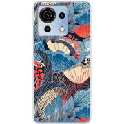 Чехол BoxFace ZTE Blade V50 Vita Blue Herb