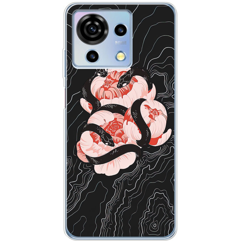 Чехол BoxFace ZTE Blade V50 Vita Snake Rose