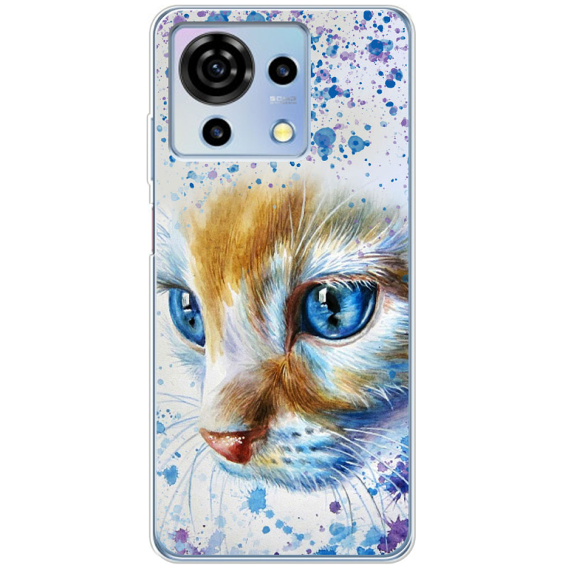 Чехол BoxFace ZTE Blade V50 Vita Голубоглазый Кот