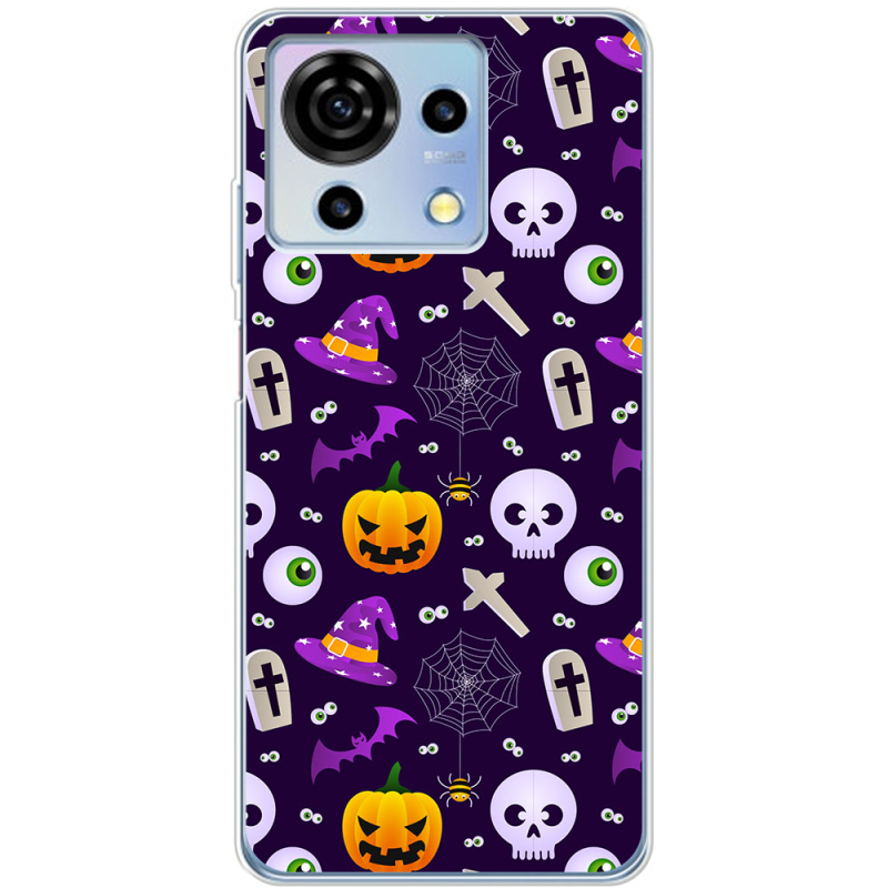 Чехол BoxFace ZTE Blade V50 Vita Halloween Purple Mood