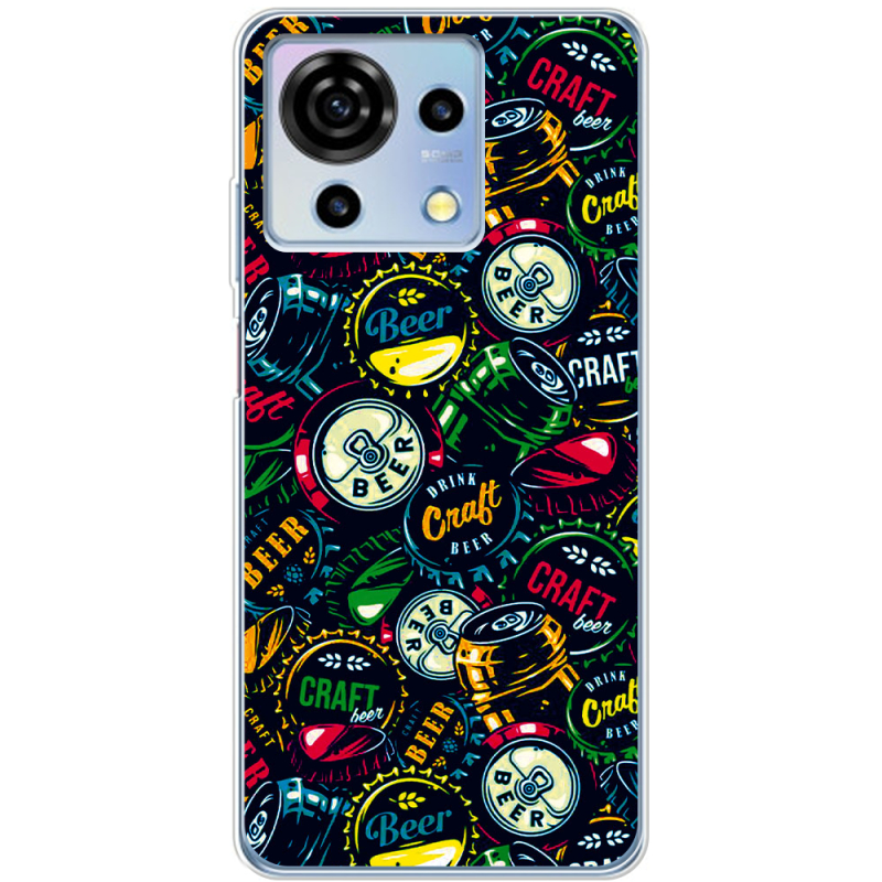 Чехол BoxFace ZTE Blade V50 Vita Bottle Caps