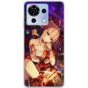 Чехол BoxFace ZTE Blade V50 Vita Genshin Ёимия с огоньком