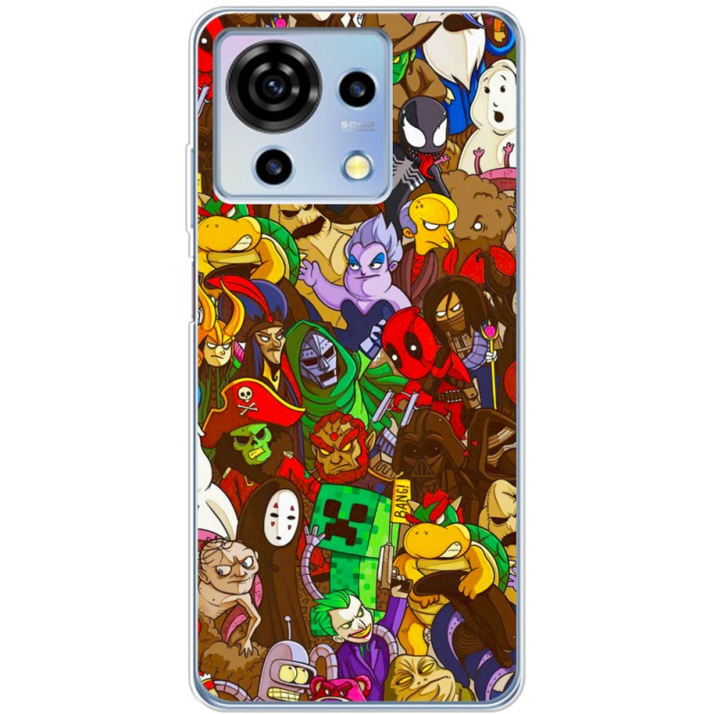 Чехол BoxFace ZTE Blade V50 Vita Злодеи