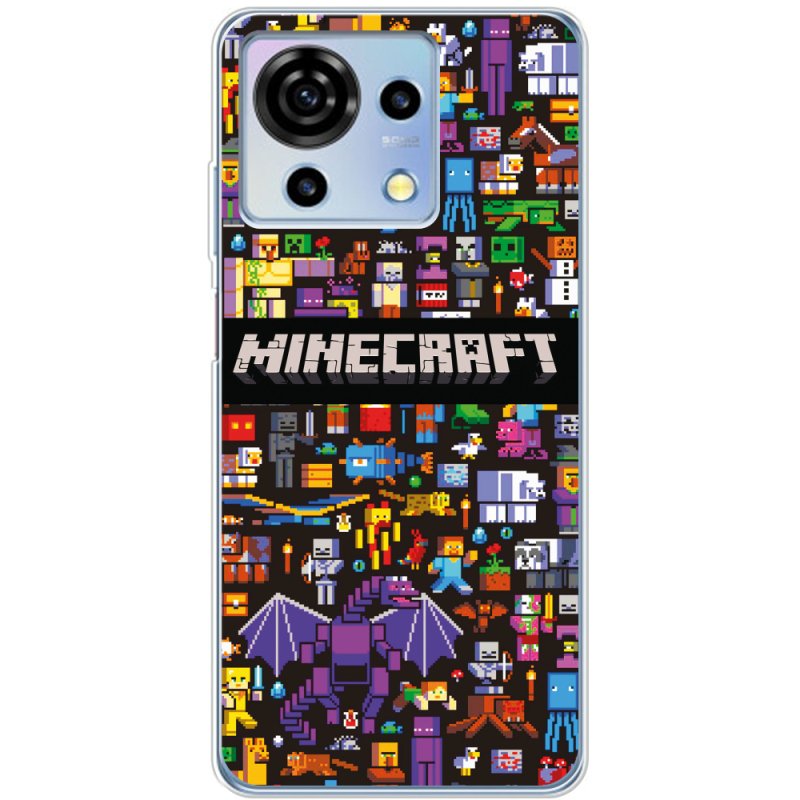 Чехол BoxFace ZTE Blade V50 Vita Minecraft Mobbery