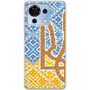 Чехол BoxFace ZTE Blade V50 Vita Тризуб Вишивка