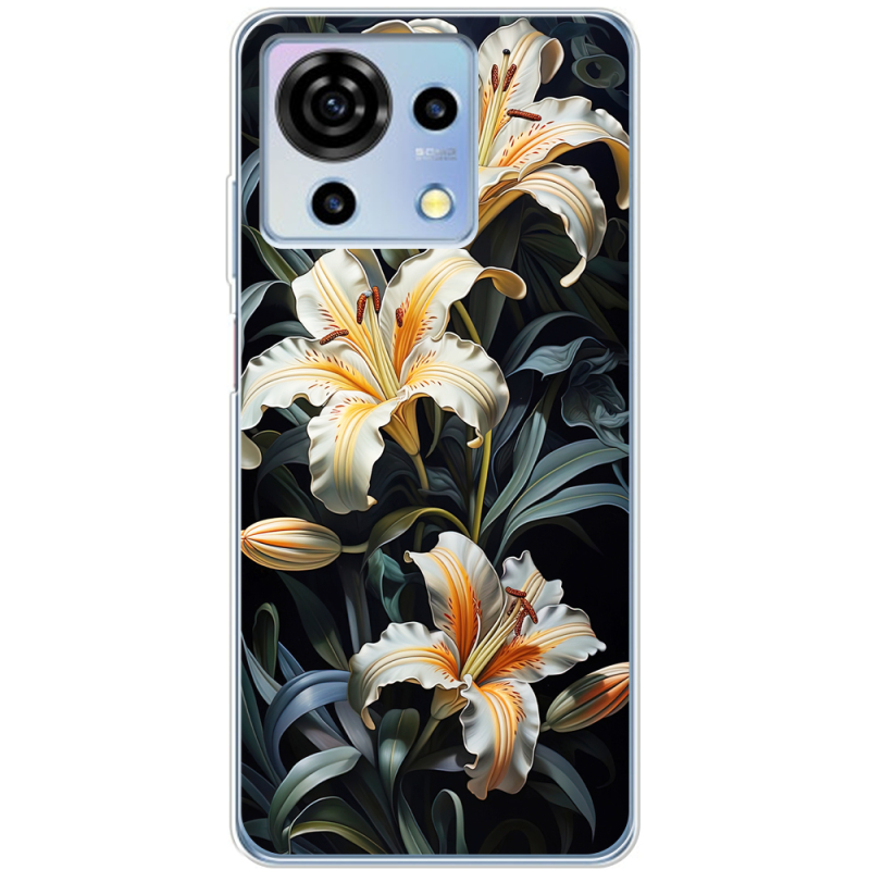Чехол BoxFace ZTE Blade V50 Vita Сяйво цвіту ночі