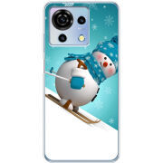 Чехол BoxFace ZTE Blade V50 Vita Skier Snowman