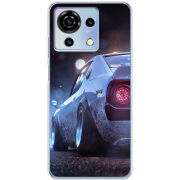 Чехол BoxFace ZTE Blade V50 Vita Silver Car