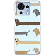 Чехол BoxFace ZTE Blade V50 Vita Dachshund
