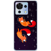 Чехол BoxFace ZTE Blade V50 Vita Fox-Astronauts