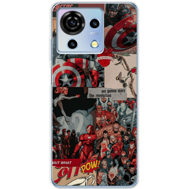 Чехол BoxFace ZTE Blade V50 Vita Marvel Avengers