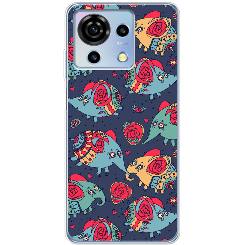Чехол BoxFace ZTE Blade V50 Vita Flying Elephants