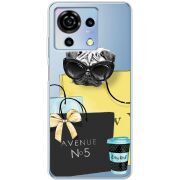 Прозрачный чехол BoxFace ZTE Blade V50 Vita Fashion Pug