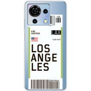 Прозрачный чехол BoxFace ZTE Blade V50 Vita Ticket Los Angeles