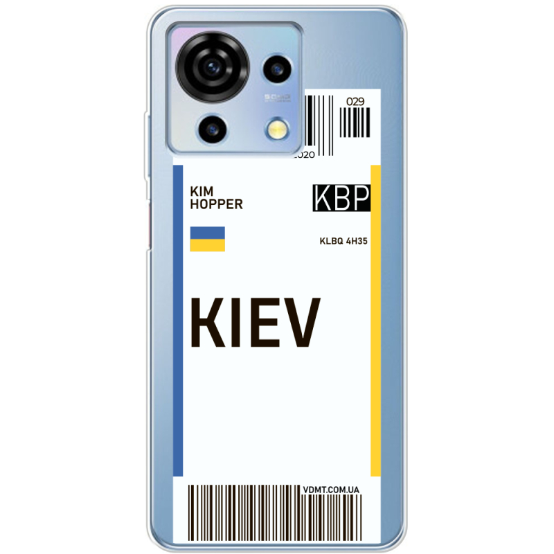 Прозрачный чехол BoxFace ZTE Blade V50 Vita Ticket Kiev