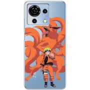 Прозрачный чехол BoxFace ZTE Blade V50 Vita Naruto and Kurama