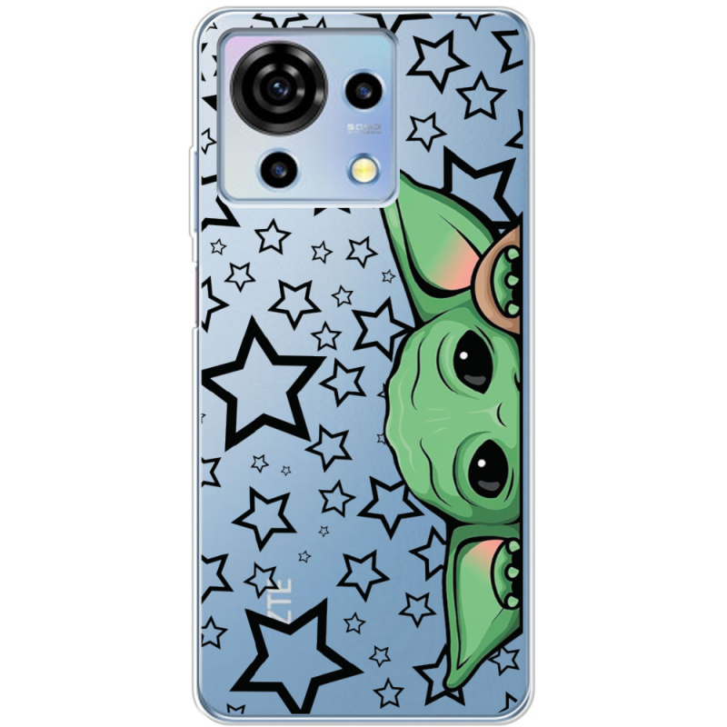 Прозрачный чехол BoxFace ZTE Blade V50 Vita Baby Yoda