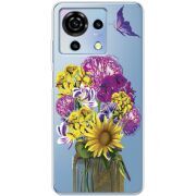 Прозрачный чехол BoxFace ZTE Blade V50 Vita My Bouquet