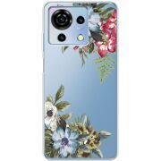 Прозрачный чехол BoxFace ZTE Blade V50 Vita Floral