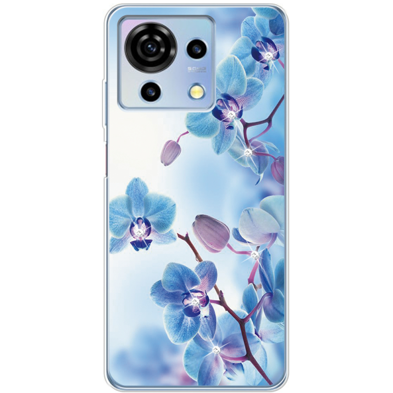 Чехол со стразами ZTE Blade V50 Vita Orchids