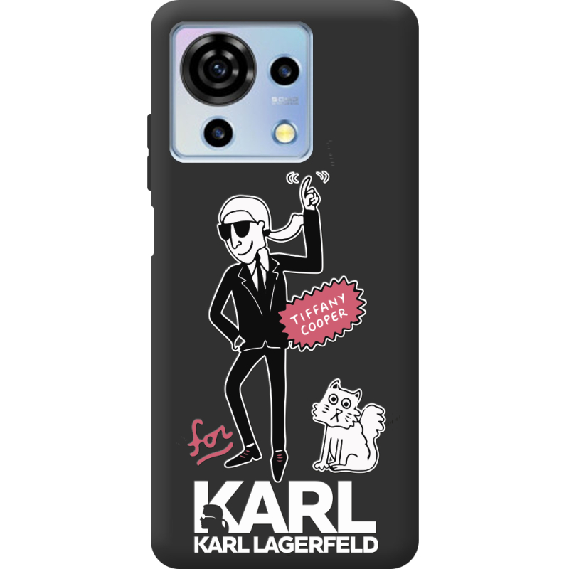 Черный чехол BoxFace ZTE Blade V50 Vita For Karl