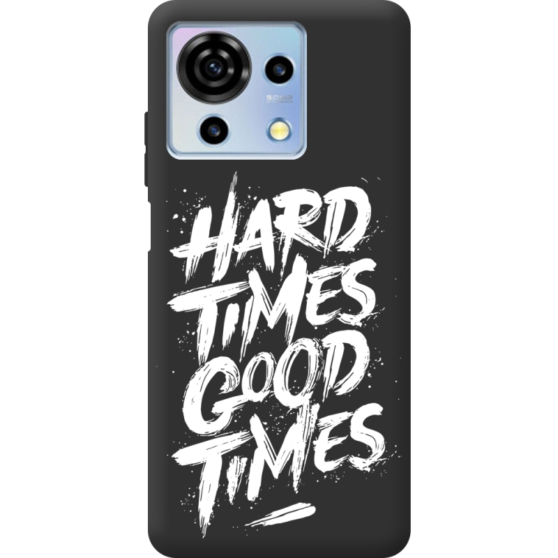 Черный чехол BoxFace ZTE Blade V50 Vita Hard Times Good Times