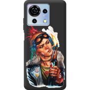 Черный чехол BoxFace ZTE Blade V50 Vita Tanker Girl